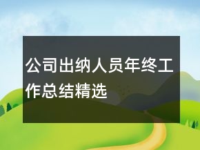 公司出納人員年終工作總結(jié)精選
