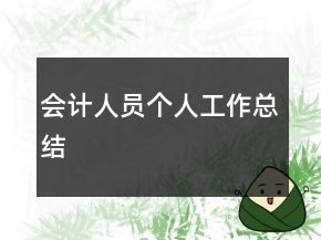 會計人員個人工作總結(jié)