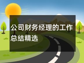 公司財(cái)務(wù)經(jīng)理的工作總結(jié)精選