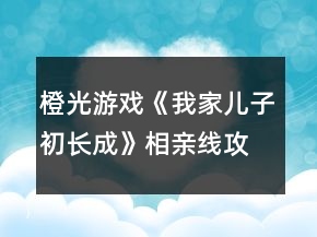 橙光游戲《我家兒子初長(zhǎng)成》相親線攻略