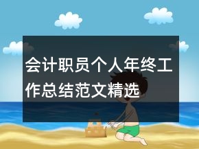 會計職員個人年終工作總結范文精選