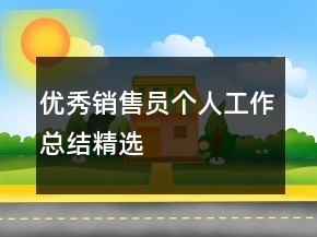 優(yōu)秀銷售員個(gè)人工作總結(jié)精選