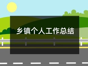 鄉(xiāng)鎮(zhèn)個(gè)人工作總結(jié)