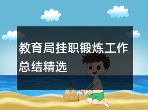 教育局掛職鍛煉工作總結精選