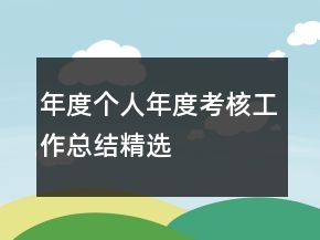 年度個人年度考核工作總結(jié)精選