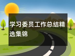 學(xué)習(xí)委員工作總結(jié)精選集錦