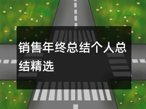 銷售年終總結(jié)個人總結(jié)精選
