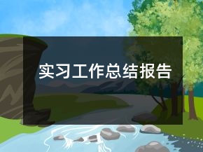 實習工作總結報告