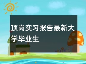 頂崗實(shí)習(xí)報告最新大學(xué)畢業(yè)生