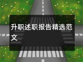 升職述職報(bào)告精選范文