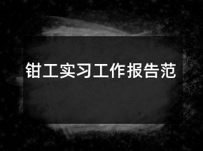 鉗工實(shí)習(xí)工作報(bào)告范