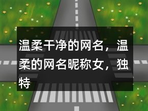 溫柔干凈的網(wǎng)名，溫柔的網(wǎng)名昵稱女，獨特簡單的網(wǎng)名244條