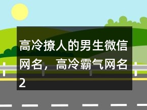 高冷撩人的男生微信網(wǎng)名，高冷霸氣網(wǎng)名211條