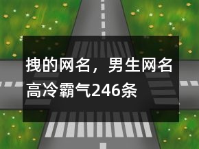 拽的網(wǎng)名，男生網(wǎng)名高冷霸氣246條