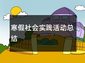 寒假社會(huì)實(shí)踐活動(dòng)總結(jié)