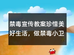 禁毒宣傳教案珍惜美好生活，做禁毒小衛(wèi)士一等獎