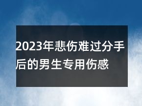 2023年悲傷難過分手后的男生專用傷感微信名字 細(xì)數(shù)121句