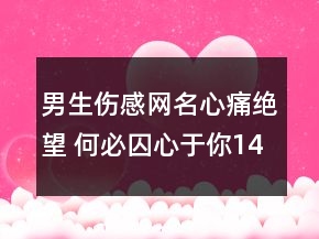 男生傷感網(wǎng)名心痛絕望 何必囚心于你147句