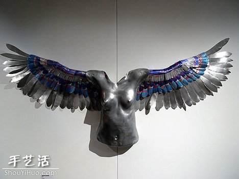 易拉罐制作的環(huán)保藝術(shù)品 -  rpnrmr.com