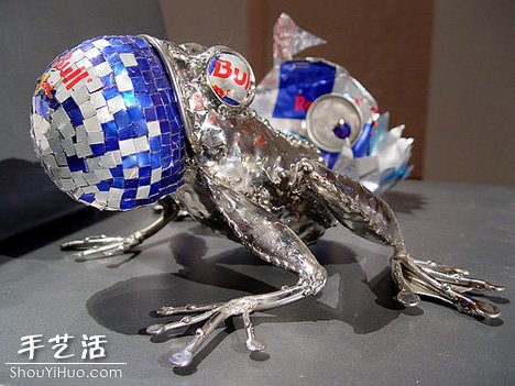 易拉罐制作的環(huán)保藝術(shù)品 -  rpnrmr.com