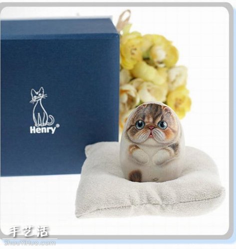 貓咪創(chuàng)意石繪藝術(shù)作品 -  rpnrmr.com