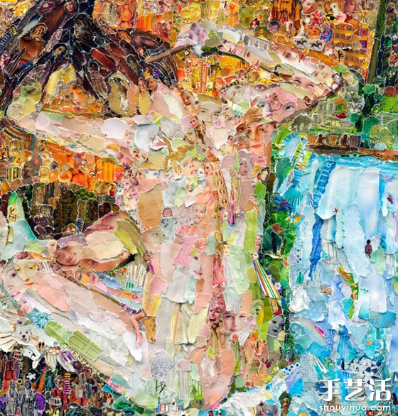 維克·穆尼斯的廢棄雜志拼貼畫 -  rpnrmr.com