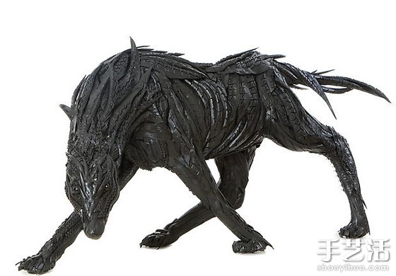 韓國藝術(shù)家Ji Yong Ho的輪胎雕塑作品 -  rpnrmr.com
