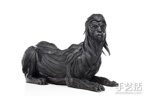 韓國藝術(shù)家Ji Yong Ho的輪胎雕塑作品 -  rpnrmr.com