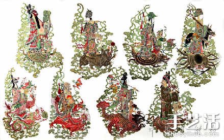傳統(tǒng)皮影戲珍品藝術(shù)作品欣賞 -  rpnrmr.com