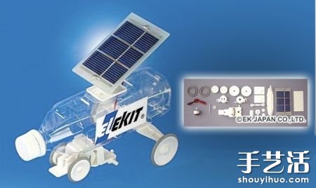 塑料瓶DIY的太陽(yáng)能玩具車(chē) -  rpnrmr.com