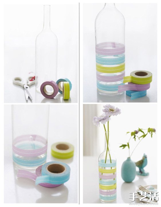 手工制作漂亮環(huán)保花瓶 -  rpnrmr.com