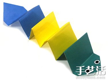 簡(jiǎn)單的毛毛蟲(chóng)折紙方法 -  rpnrmr.com
