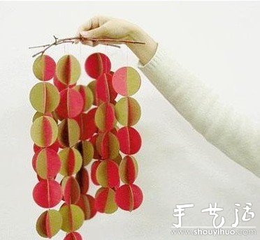 DIY制作雙色紙風(fēng)鈴 -  rpnrmr.com