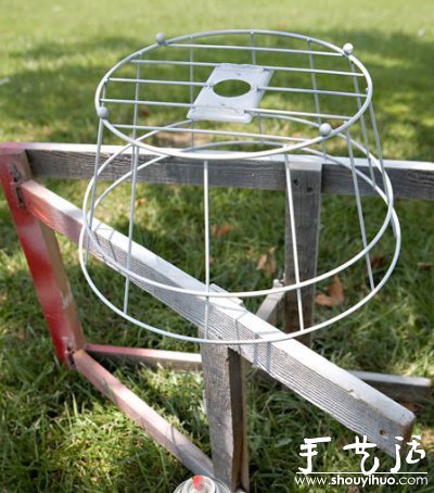 手工DIY宜家風(fēng)格麻繩吊燈 -  rpnrmr.com