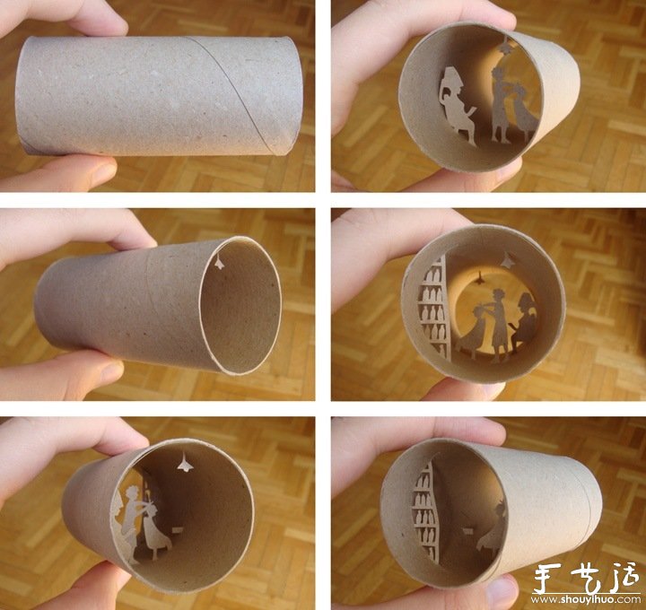 法國Anastassia Elias的卷紙筒作品 -  rpnrmr.com