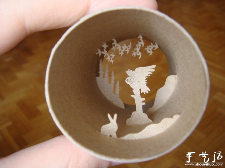 法國Anastassia Elias的卷紙筒作品 -  rpnrmr.com