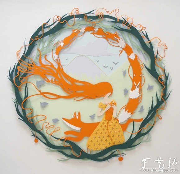 Sarah Dennis手工雕刻的美麗紙雕作品 -  rpnrmr.com