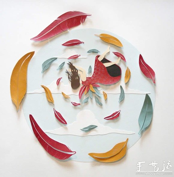 Sarah Dennis手工雕刻的美麗紙雕作品 -  rpnrmr.com