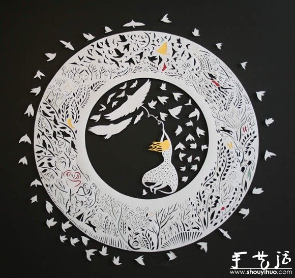 Sarah Dennis手工雕刻的美麗紙雕作品 -  rpnrmr.com