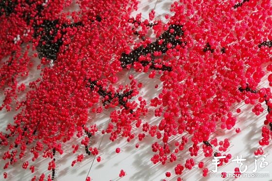 成千上萬按鈕與針組成的藝術(shù)作品 -  rpnrmr.com