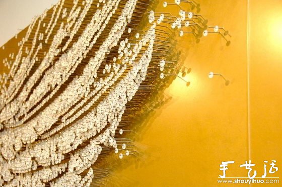 成千上萬按鈕與針組成的藝術(shù)作品 -  rpnrmr.com