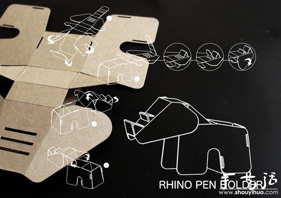 用硬紙板折疊DIY而成的家居用品 -  rpnrmr.com