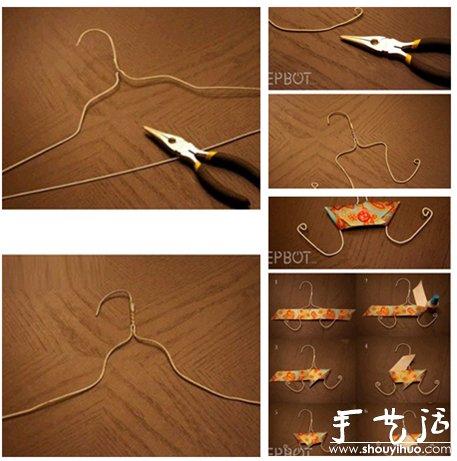 用晾衣架DIY改造掛鞋架 -  rpnrmr.com
