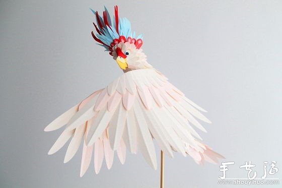 紙藝作品：漂亮的鳥兒 -  rpnrmr.com