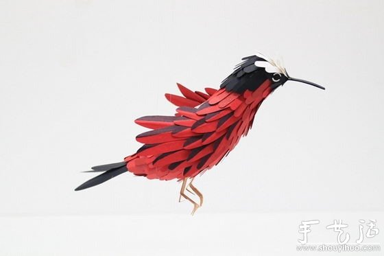 紙藝作品：漂亮的鳥兒 -  rpnrmr.com