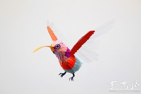紙藝作品：漂亮的鳥兒 -  rpnrmr.com