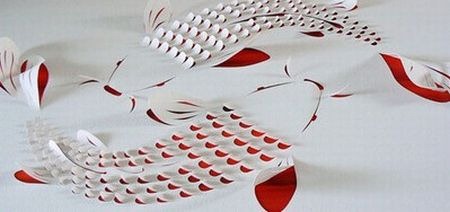 漂亮的紙雕作品——鶴 -  rpnrmr.com