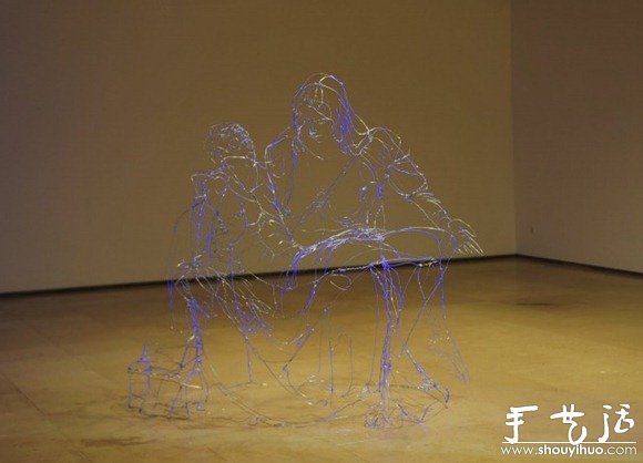 鐵絲DIY的立體藝術(shù)作品 -  rpnrmr.com