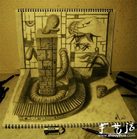 Nagai Hideyuki的3D繪畫作品 -  rpnrmr.com