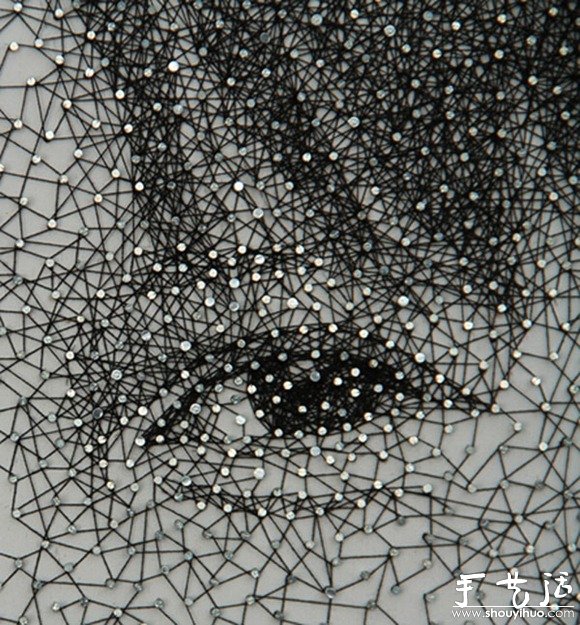 釘子DIY的肖像作品 -  rpnrmr.com